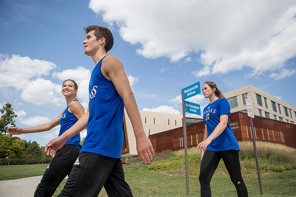 Jayhawk symbols, Lawrence Campus, Students
